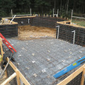 rebar complete and ready for shotcrete gunite Patricks Pools Southampton pool construction Pool builder