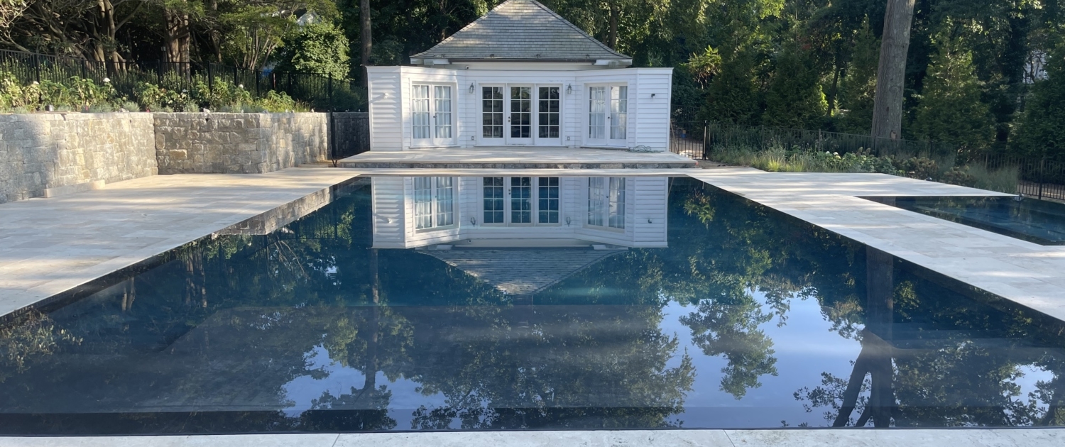 Zero edge water feature pool & spa in Nassau – Patricks Pools | Long ...
