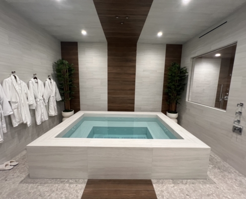 Custom indoor spa